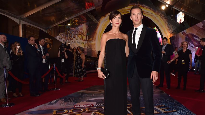 Benedict Cumberbatch und Sophie Hunter auf der "Doctor Strange"-Premiere in Los Angeles