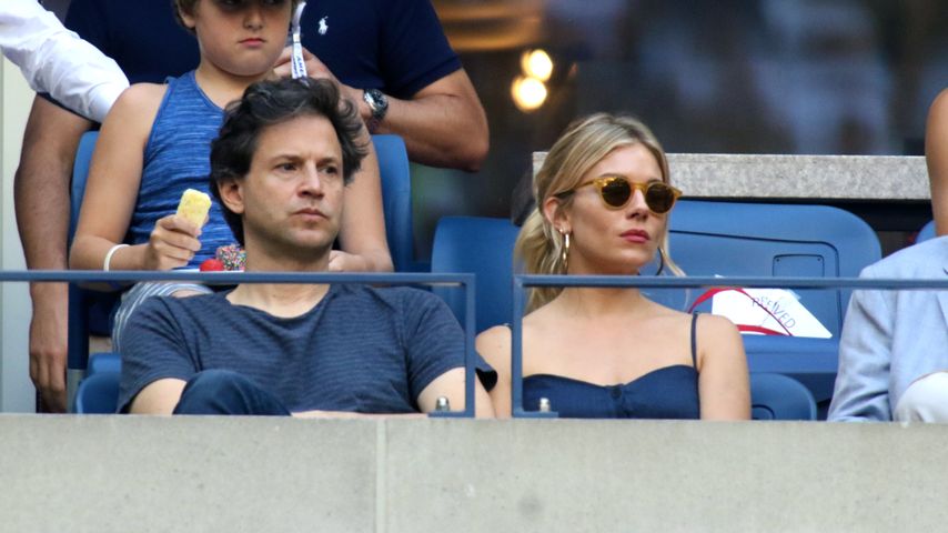 Bennett Miller und Sienna Miller beim Finale der US-Open