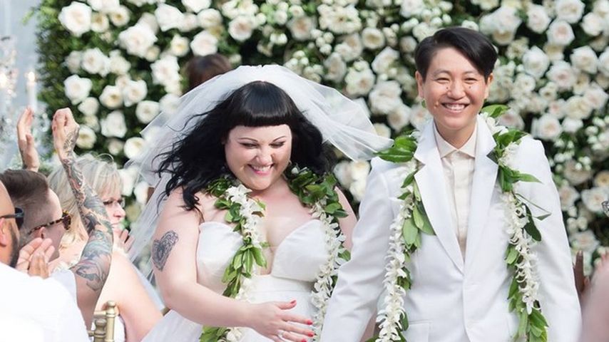 Beth Ditto und Kristin Ogata während ihrer Hochzeit