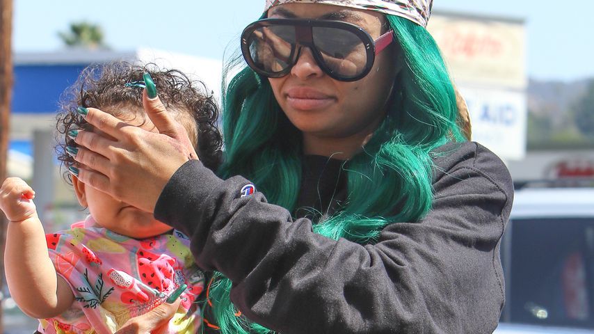 Blac Chyna mit ihrer Tochter Dream in Los Angeles