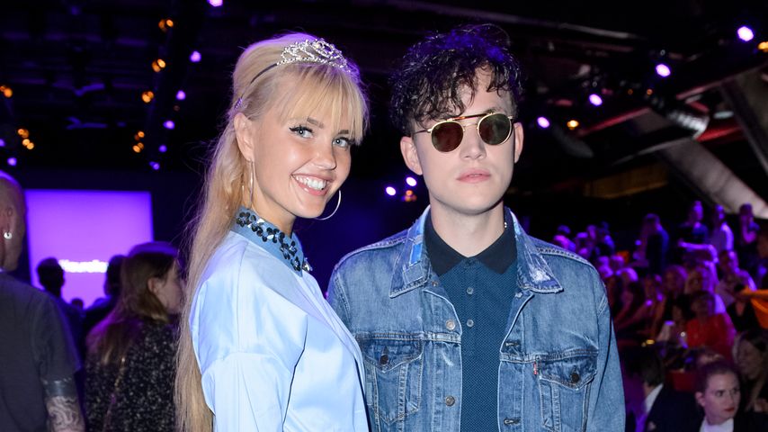 Bonnie Strange und Psaiko.Dino bei der Fashion Week
