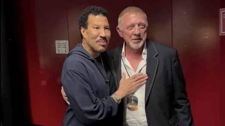 Boris Becker und Lionel Richie in Wien
