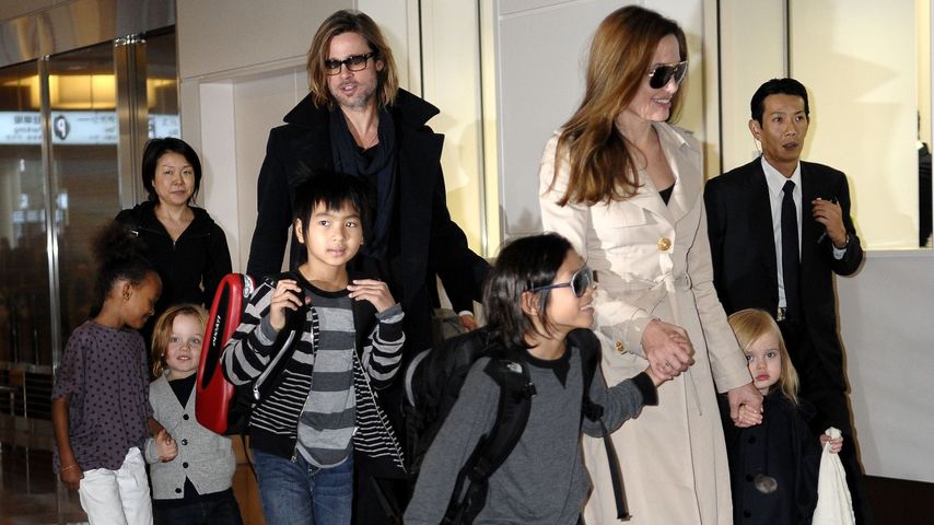 Angelina Jolie, Shiloh Jolie-Pitt, Brad Pitt und Vivienne Jolie-Pitt