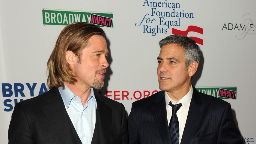 Brad Pitt und George Clooney