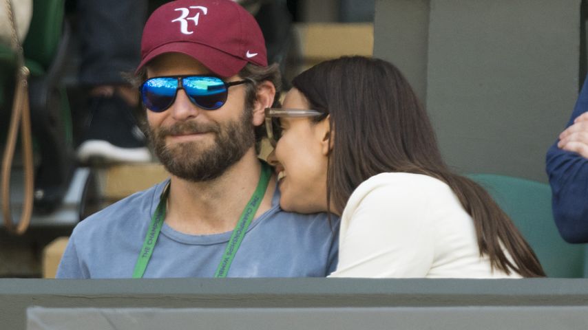 Tennis-Fan Bradley Cooper und Irina Shayk