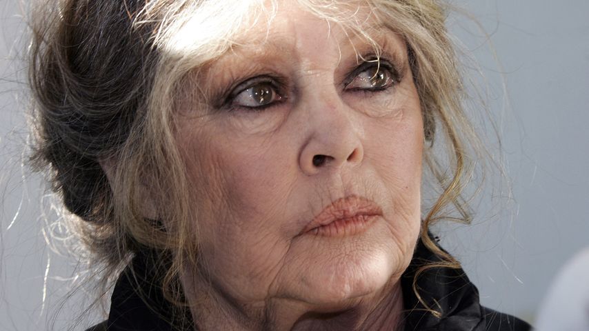 Brigitte Bardot beim Besuch eines Tierheims in Nizza im Jahr 2005