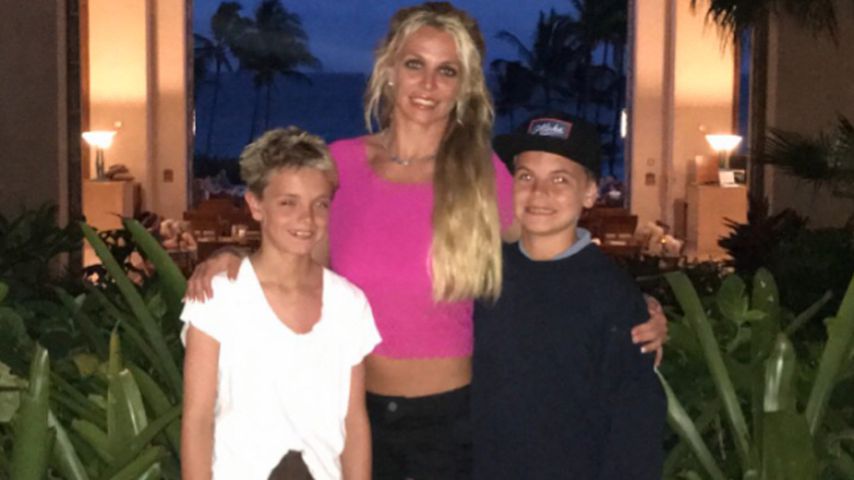 Britney Spears mit ihren Söhnen Sean Preston und Jayden James