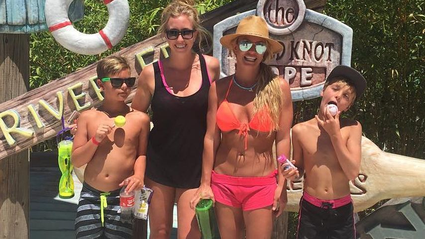 Britney Spears und ihre Söhne Jayden und Sean Preston