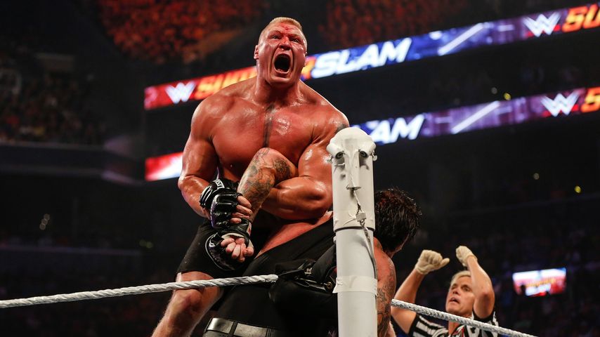 Brock Lesnar und der Undertaker in New York City