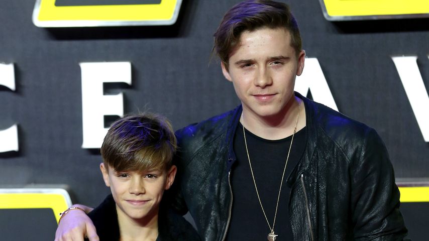Brooklyn Beckham und Romeo Beckham