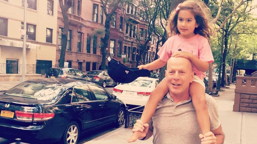 Bruce Willis mit seiner Tochter Mabel