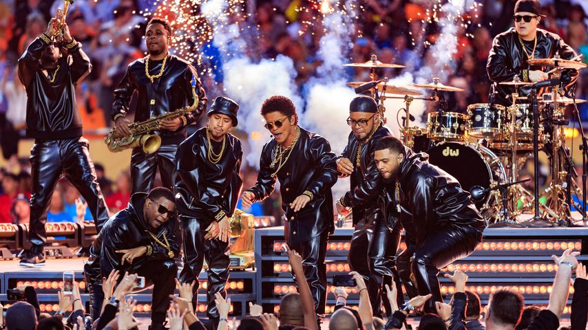 Bruno Mars beim 50. Superbowl