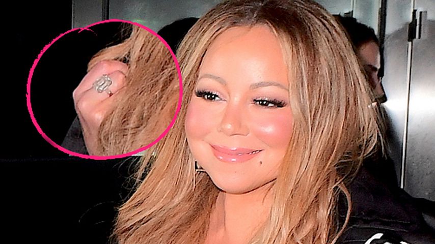 Nach Diss vom Ex: Mariah Carey trägt seinen Verlobungsring!