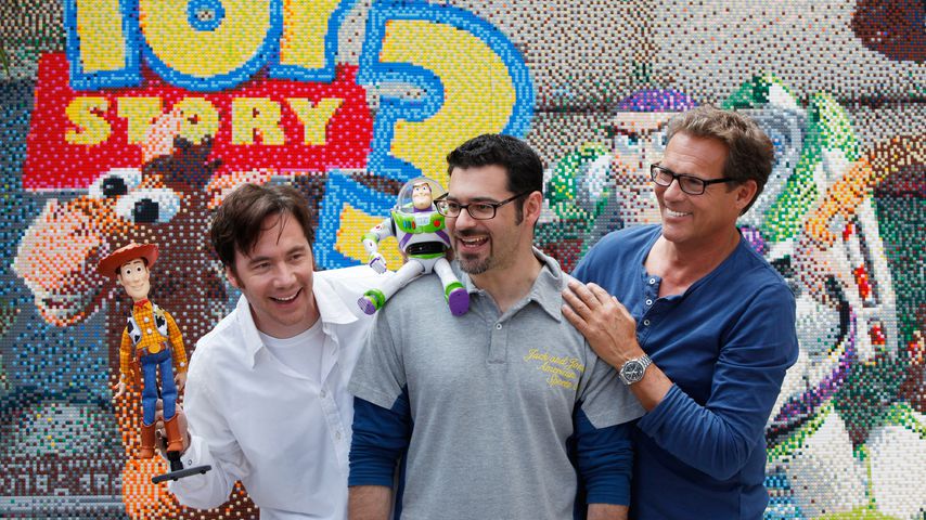 Bully Herbig, Rick Kavanian und Christian Tramitz beim Photocall für "Toy Story 3"