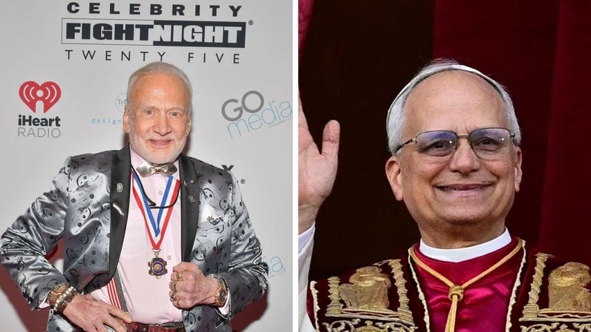 Papst Leo XIV. und US-Astronaut Buzz Aldrin haben Video-Call