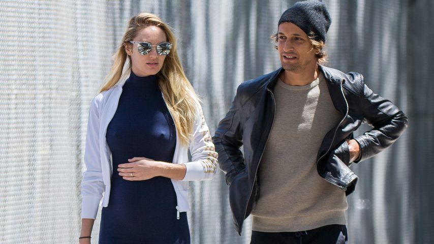 Candice Swanepoel mit ihrem Freund Hermann Nicoli