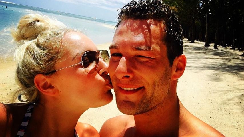 Carolin Ehrensberger im Liebesurlaub auf Mauritius