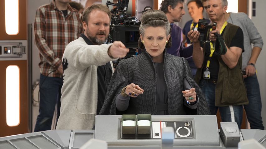 Carrie Fisher hinter den Kulissen von "Star Wars: Die letzten Jedi"