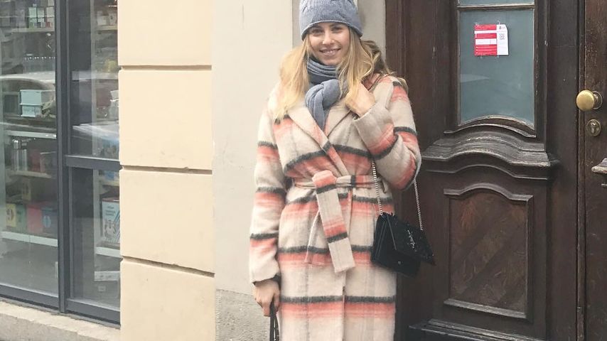 Cathy Hummels und Hund Coco