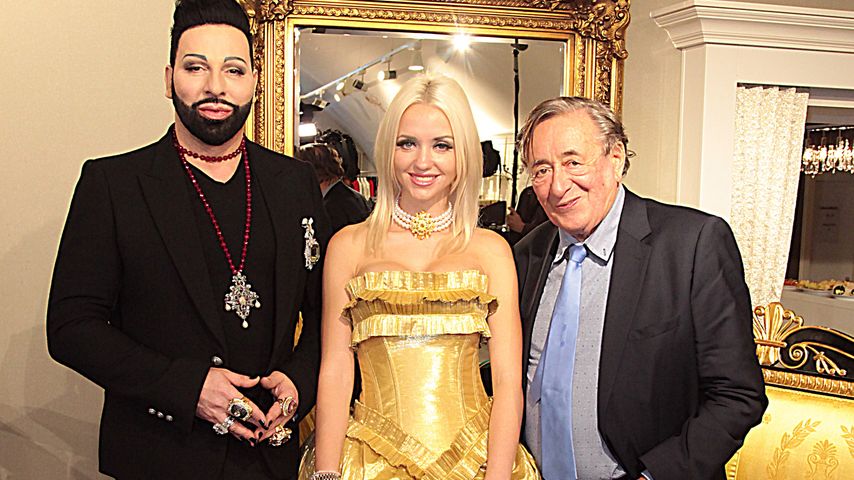 Cathy Schmitz, Richard Lugner und Harald Glööckler