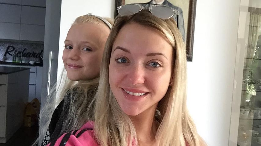 Cathy Lugner mit ihrer Tochter Léonie