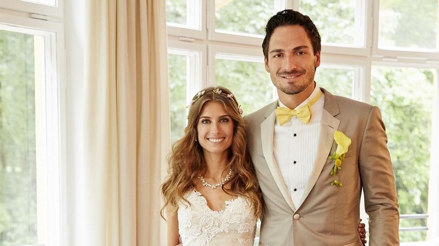 Cathy und Mats Hummels auf ihrer Hochzeit