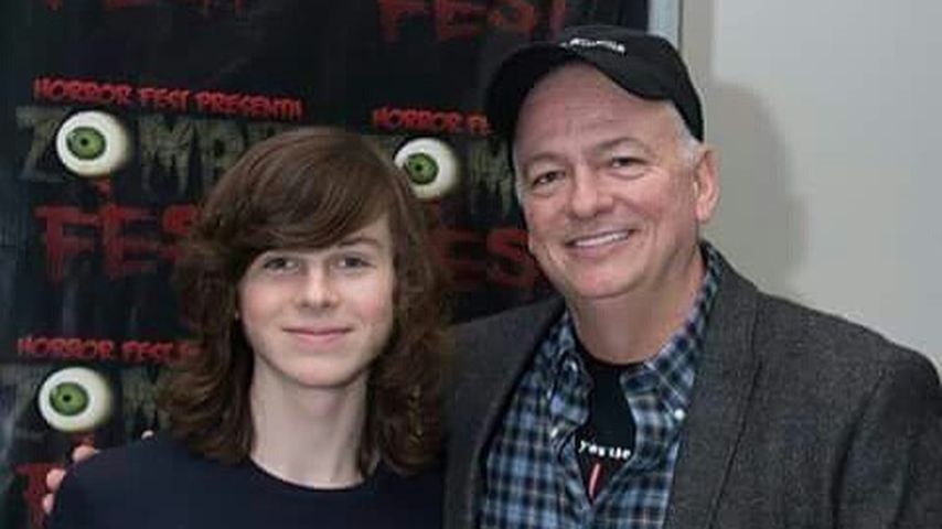 Chandler Riggs mit seinem Vater William Riggs