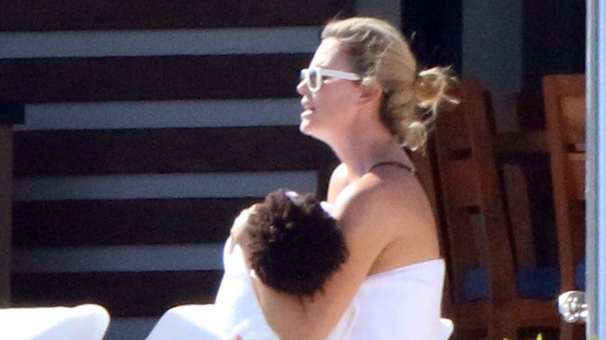 Charlize Theron und ihre Tochter in Los Cabos, Mexiko