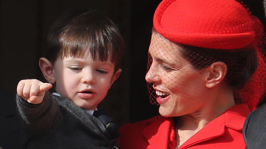 Charlotte Casiraghi und ihr Sohn Raphaël am Nationalfeiertag in Monaco
