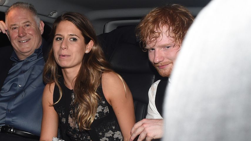 Cherry Seaborn und Ed Sheeran nach einer Party in London