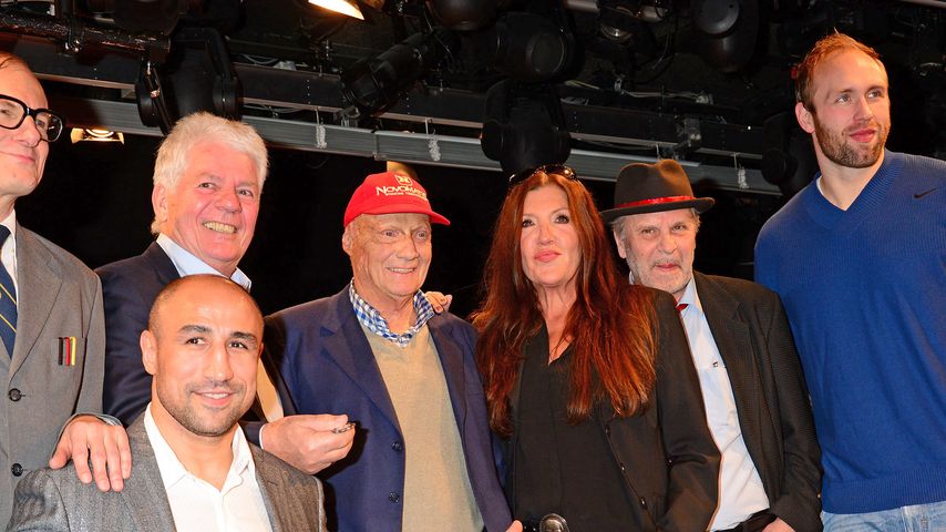 Katy Karrenbauer, Arthur Abraham, Thomas Stein, Robert Harting und Niki Lauda