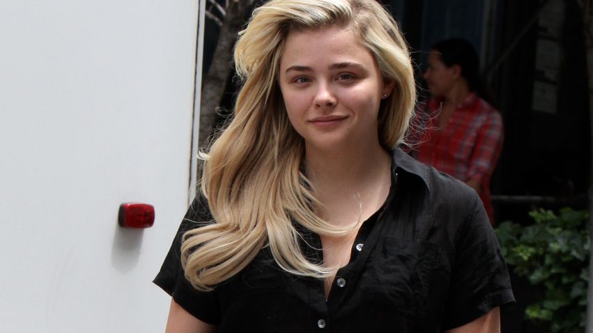 Chloë Moretz am Set in New York