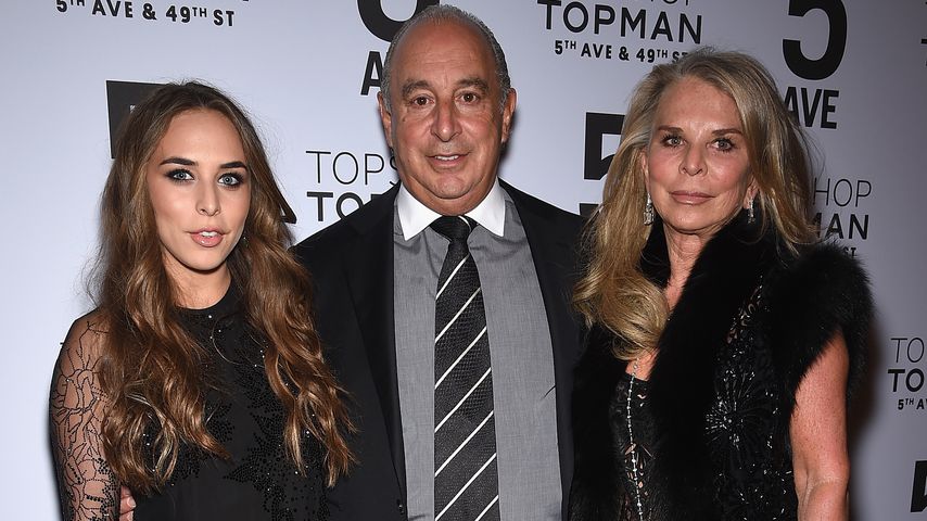 Chloe Green und ihre Eltern Sir Philip Green und Lady Tina Green