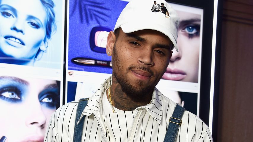 Chris Brown auf der L'Oreal Paris Blue Obsession Party