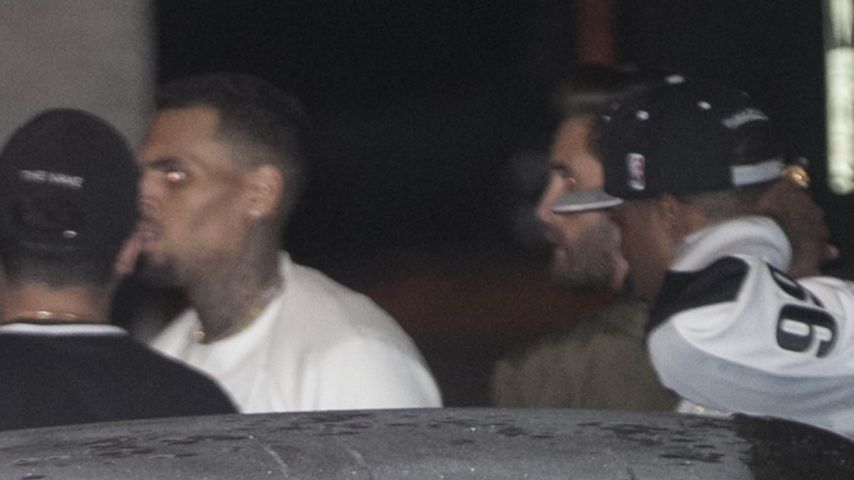Chris Brown und Scott Disick