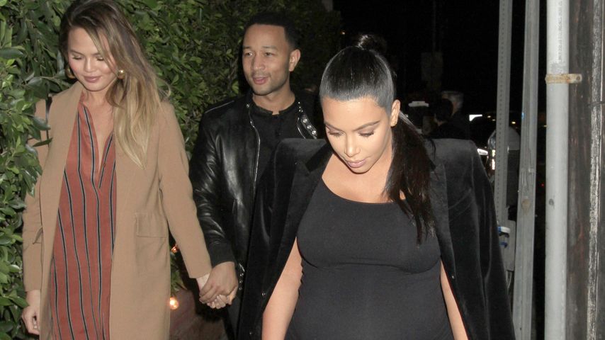 Kim Kardashian, Chrissy Teigen und John Legend