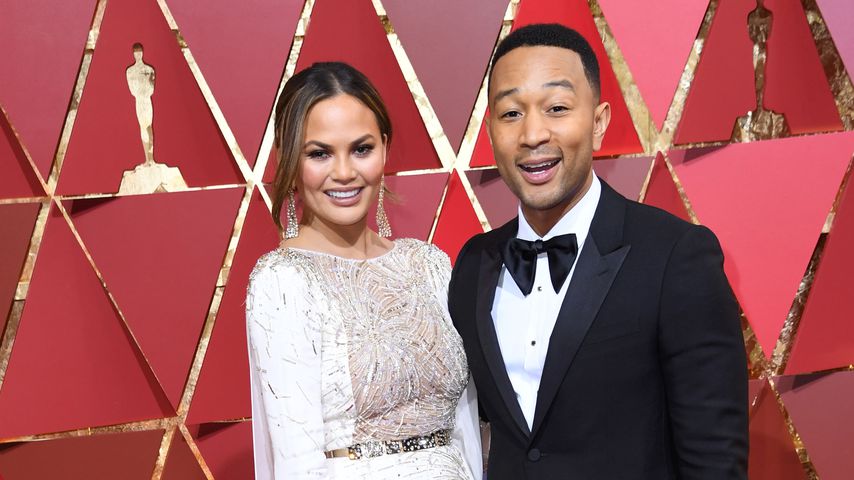 Chrissy Teigen und John Legend bei der Oscar-Verleihung 2017 in Hollywood