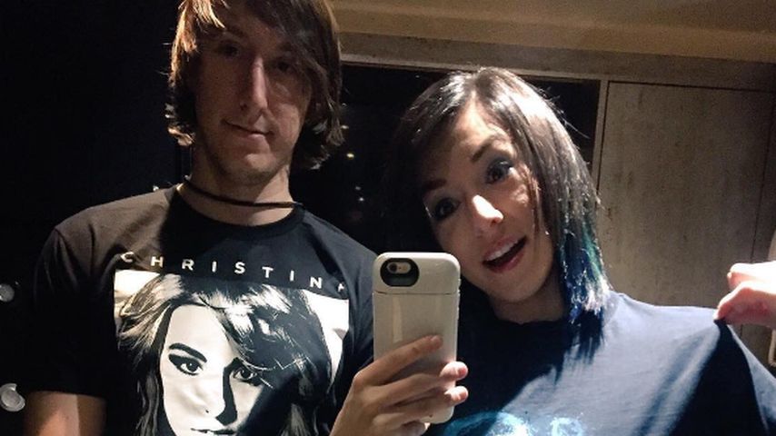 Christina Grimmie mit ihrem Bruder Mark
