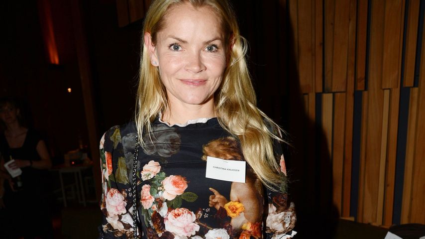 Christina Knudsen bei einem Fundraiser-Event