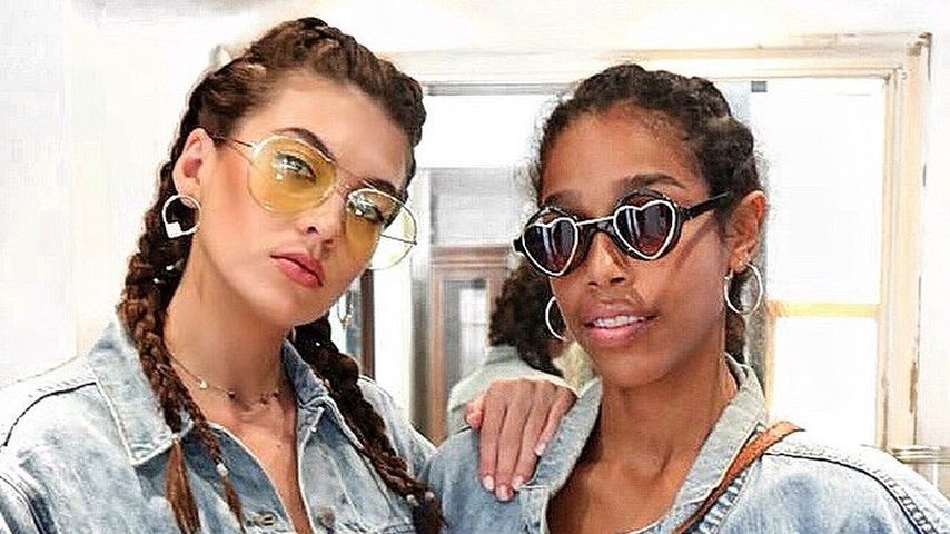 Christina und Shari, bekannt aus "Germany's next Topmodel" 2018
