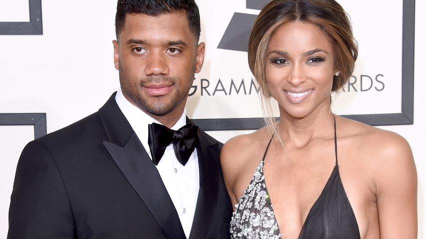 Russell Wilson und Ciara bei der Grammy-Verleihung 2016
