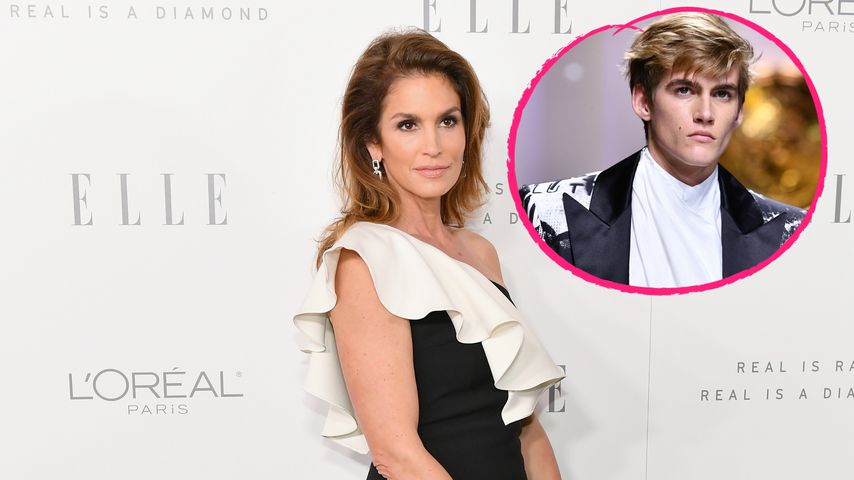 Stolze Mama: Cindy Crawfords Sohn (18) läuft auf FW Paris!