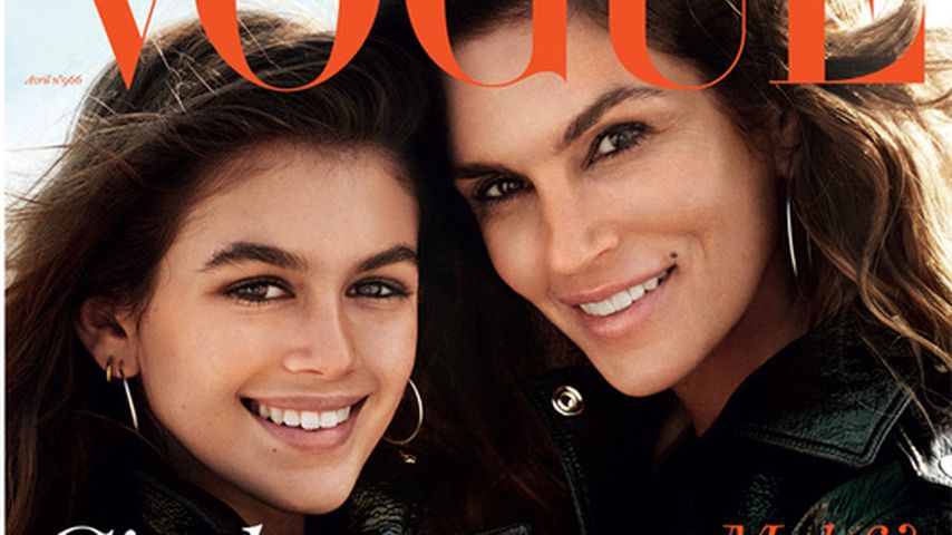 Cindy Crawford und ihre Tochter Kaia auf dem Vogue-Cover April 2016