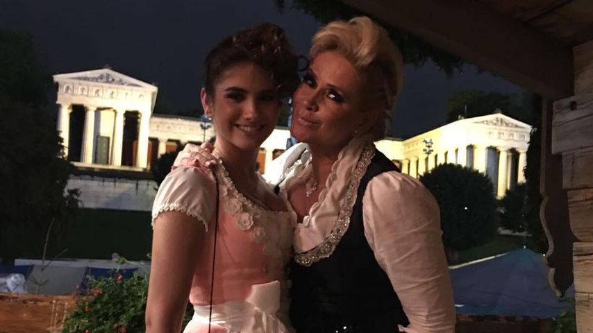 Claudia Effenberg mit ihrer Tochter Lucia