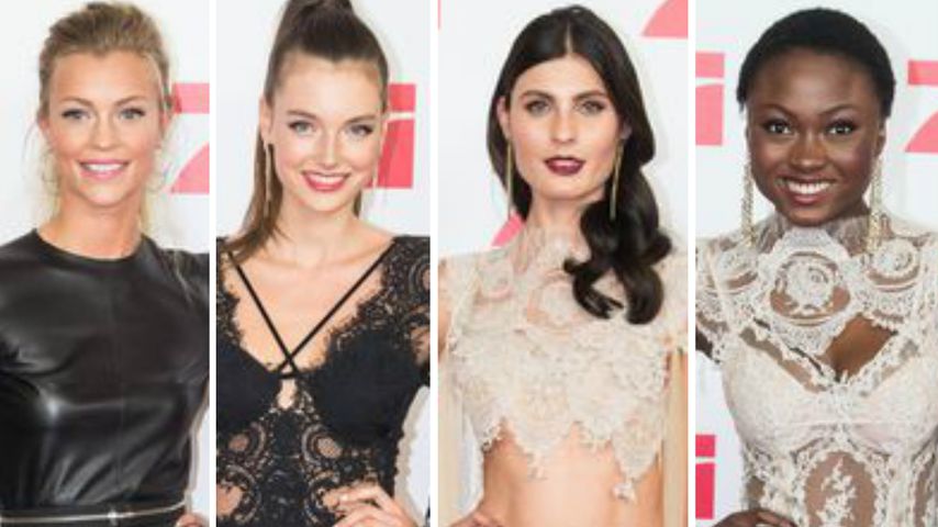 GNTM-Finalistinnen Serlina, Céline, Romina und Leticia