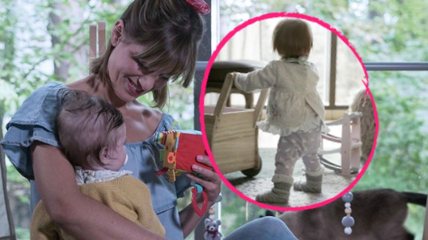 Stolze Mama: Isabell Horns Baby-Girl Ella kann schon laufen!