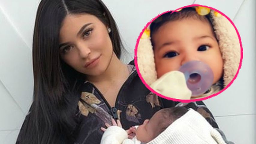 Riesen-Kulleraugen: Kylie Jenner postet 1. Stormi-Video!