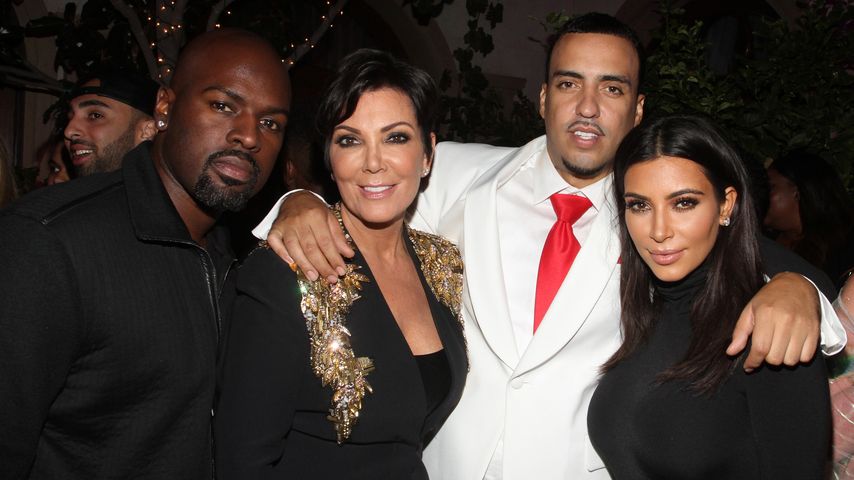 Kim Kardashian, Kris Jenner, French Montana und Corey Gamble