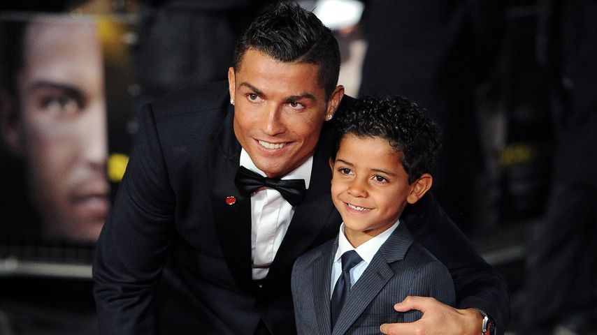 Cristiano Ronaldo und Cristiano Ronaldo Jr.