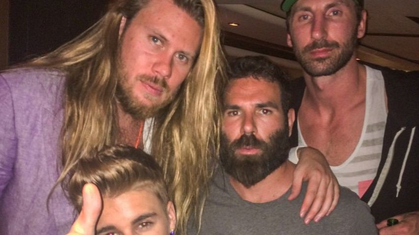 Justin Bieber, Jackson Vroman und Dan Bilzerian